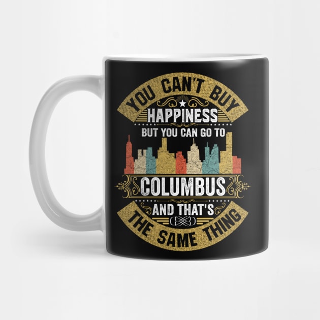 Columbus City Ohio State USA Flag Native American by BestSellerDesign